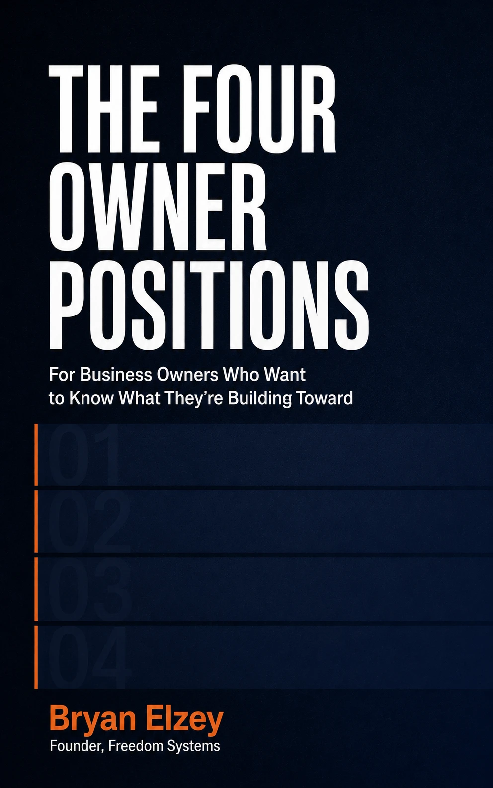The Four Owner Positions guide cover